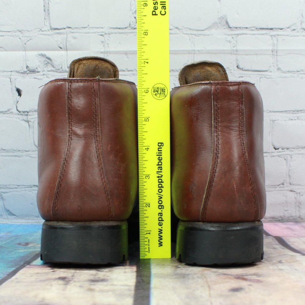 Vtg TIRAH Lace Up Outdoor Boot Vibram Size 9.5 M - Picture 6 of 9